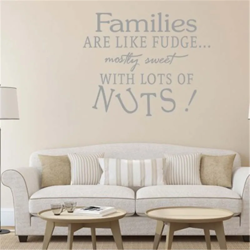 Семей фразы цитаты Наклейки на стены для декора дома Гостиная Семья высказывания
