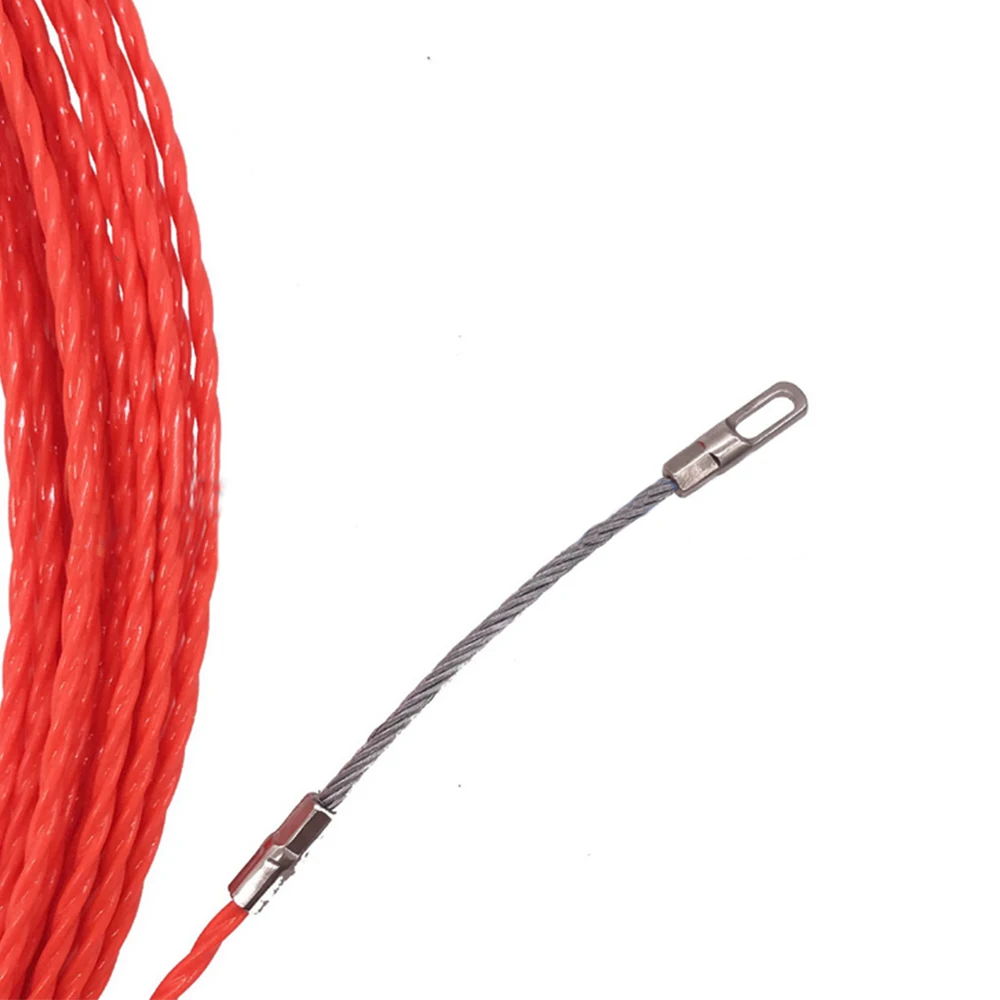Heavy Duty 98'(30m) 5mm Diameter 3 Core Cable Fish Tape Wire Puller Through Wall Threader plus | Обустройство дома