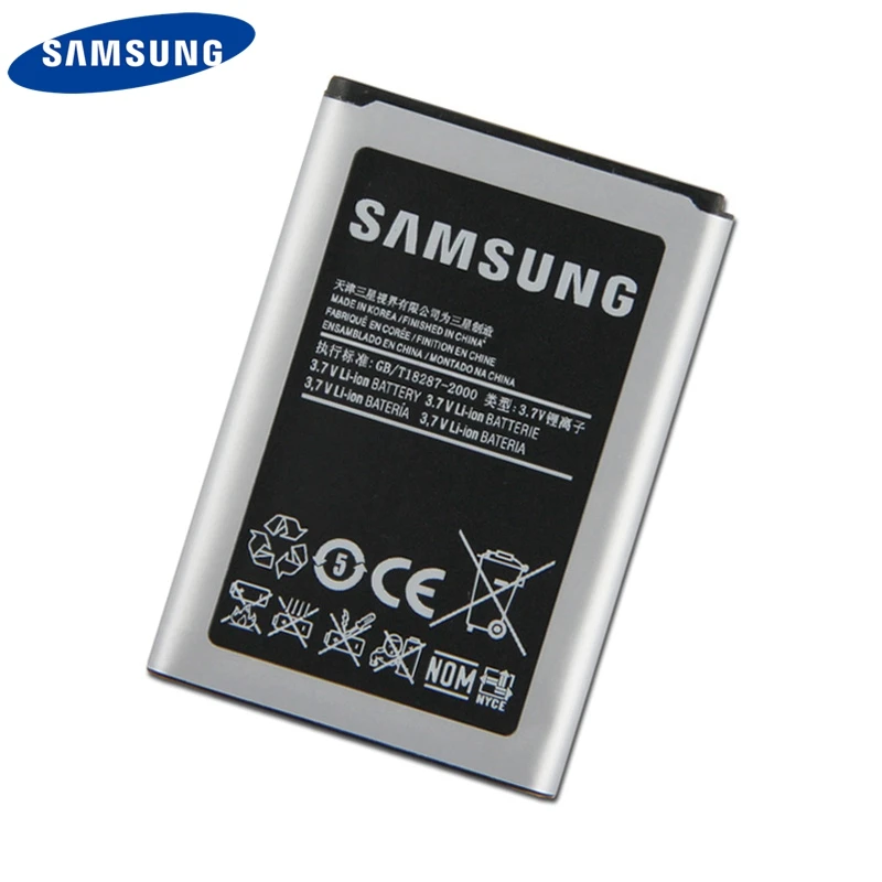 Оригинальная сменная батарея для телефона EB483450VU для samsung C5350 C3752 GT-C3630C GT-S5350 аутентичная аккумуляторная батарея 900 мАч