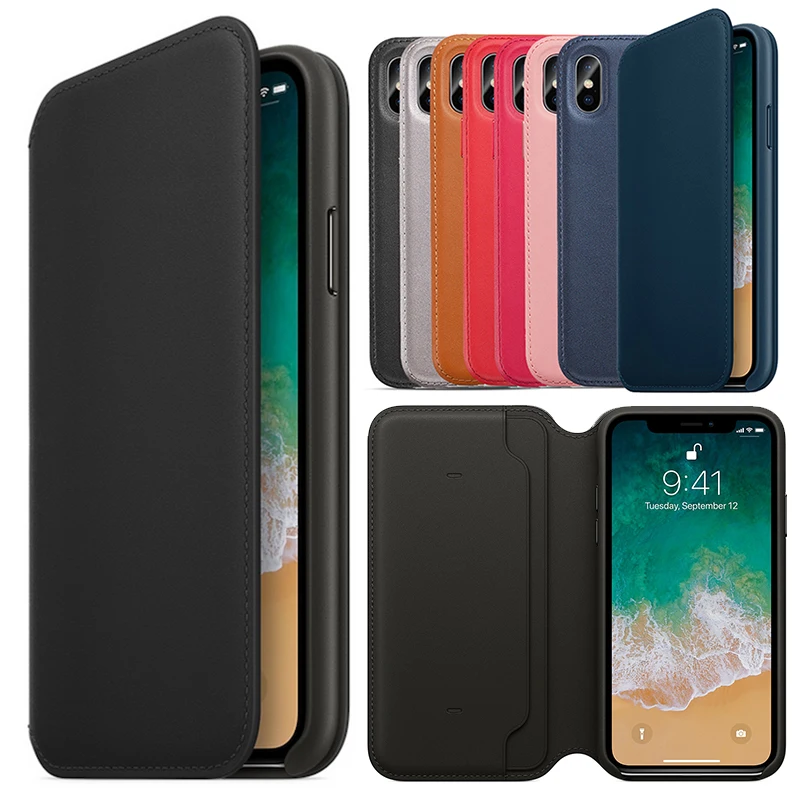 Оригинальный чехол книжка из искусственной кожи для IPhone X XS MAX симпатичный