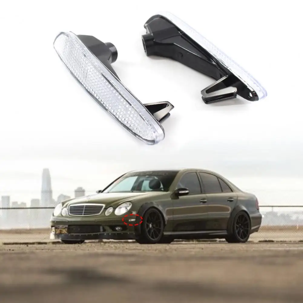 

Side Marker Light Bezel Reliable Portable Modified Part Side Marker Light Cover for Mercedes-Benz W211 03-06