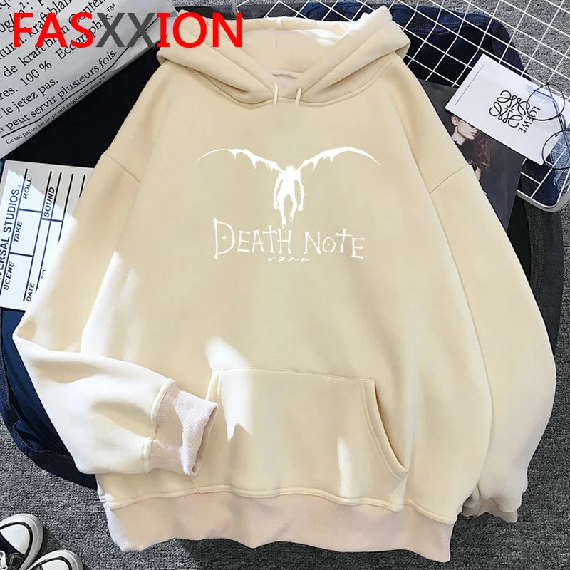 

Толстовка мужская с капюшоном и принтом «тетрадь смерти»