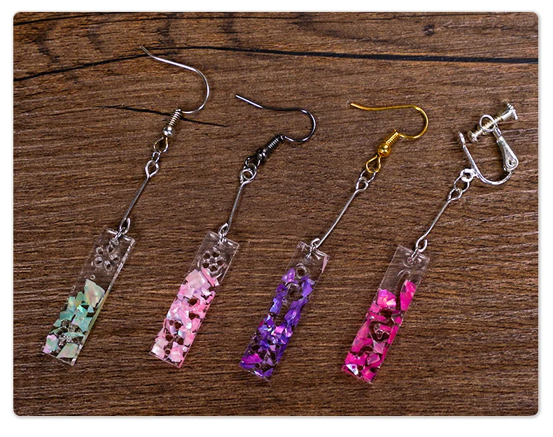 Длинные серьги в старинном стиле, кулон DIY, кристалл, эпоксидная смола, форма, зеркальные силиконовые формы для изготовления ювелирных изделий из смолы