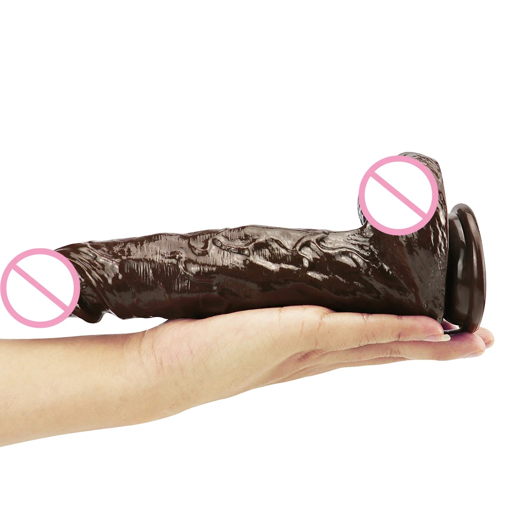 Реалистичный фаллоимитатор с присоской дилдо для взрослых эротический интимные