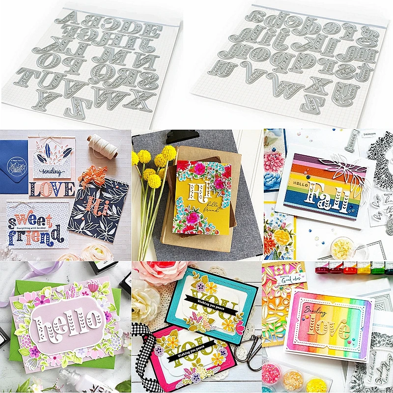 Металлические режущие штампы комбинированные вырубки с буквами 26 и алфавита для