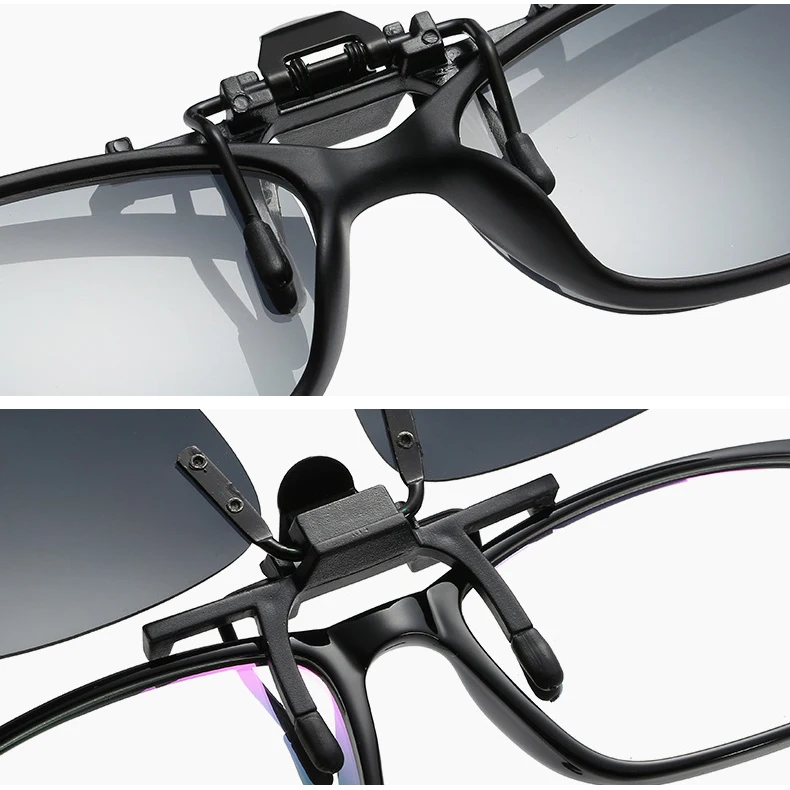 Мужские и женские поляризационные солнцезащитные очки на застежке для вождения