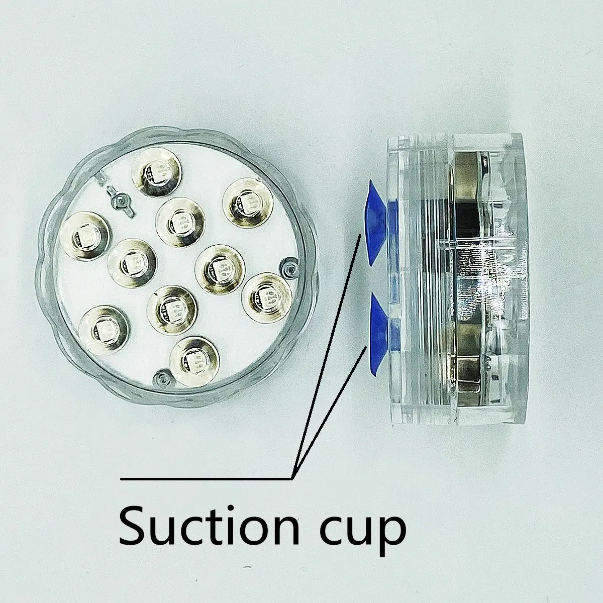 10 светодиодный Дистанционное управление RGB погружной светильник Батарея