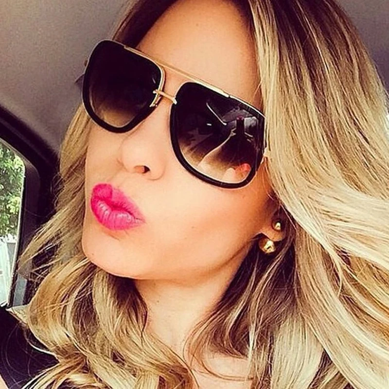 Мужские и женские солнцезащитные очки в винтажном стиле квадратные ретро с