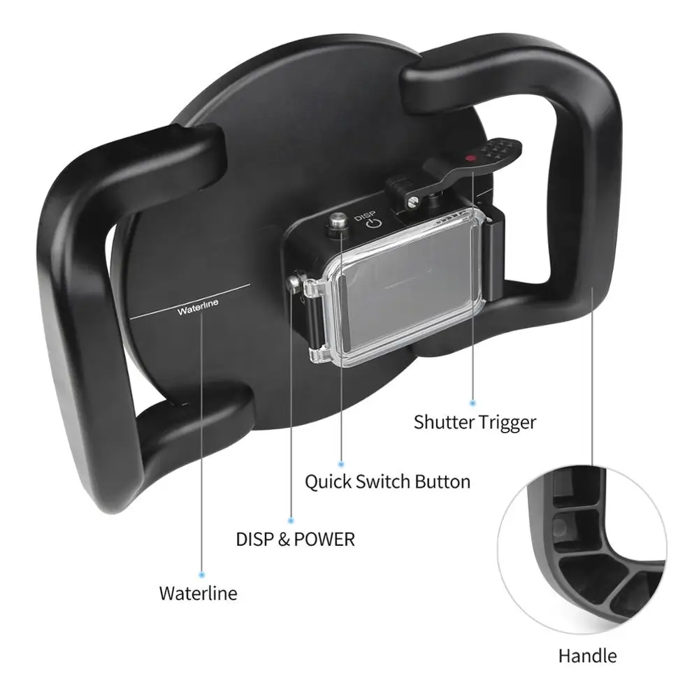 Купольный водонепроницаемый чехол для экшн-камеры DJI OSMO 45 м 1 97 дюйма | Электроника
