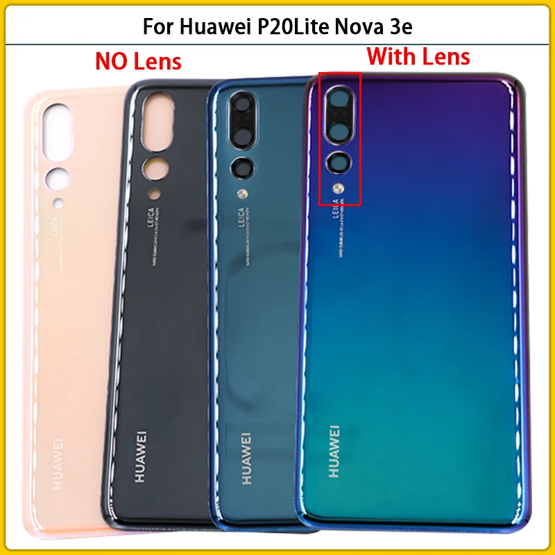 Новый задний корпус P20 Pro для Huawei P20Pro крышка аккумулятора задняя стеклянная