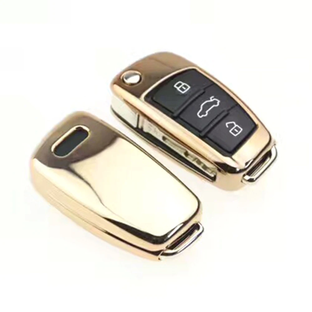 ТПУ складной защитный чехол для автомобильного ключа Audis A1 A3 Q3 S3 S5 S6 R8 Q5 A6|Футляр