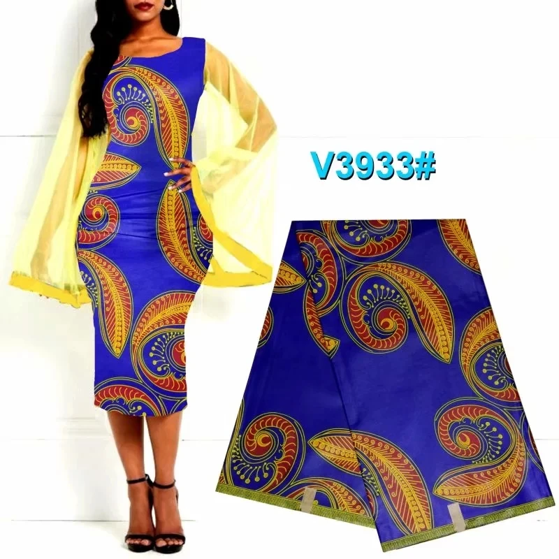 Вощеная ткань 100% хлопок 6 ярдов с принтом Анкары | Дом и сад