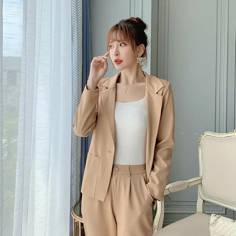 Женский костюм для женщин весна и осень 2020 новый темпераментный свободный
