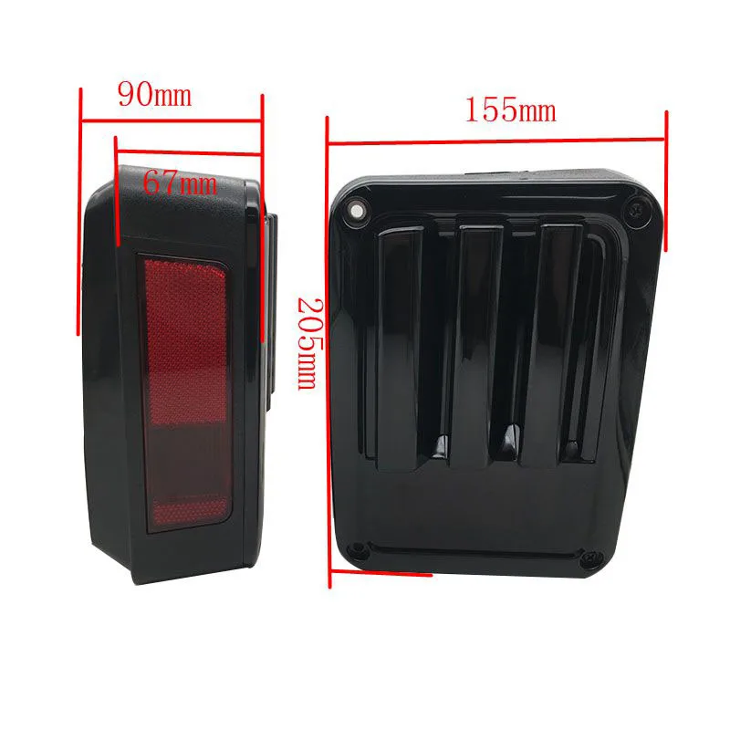 Пара светодиодный фонарь светильник задний бампер Парковка Резервное