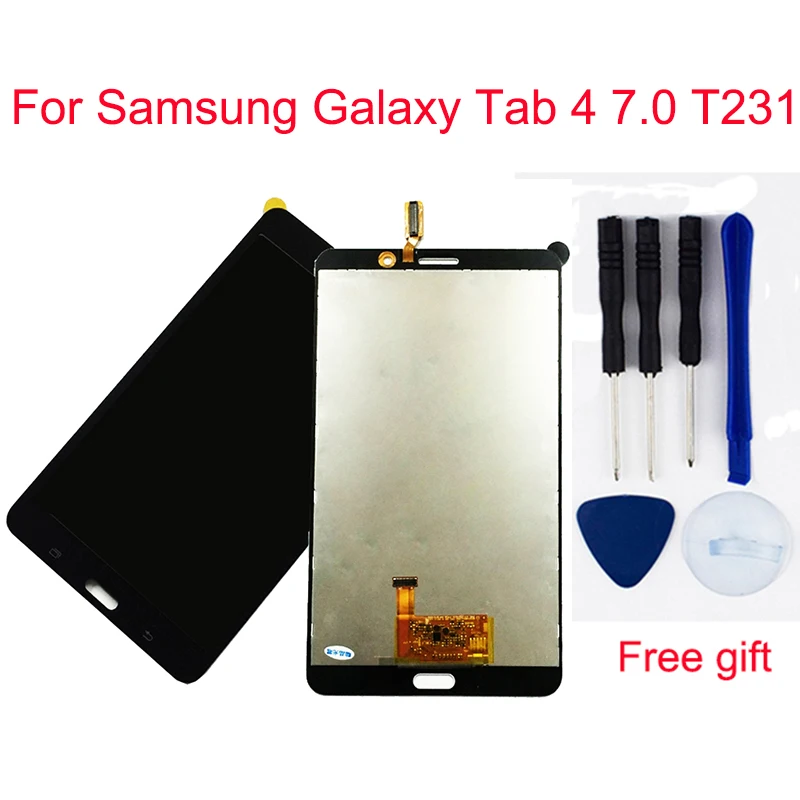 Для samsung Galaxy Tab 4 7,0 T231 lcd T235 SM-T231 SM-T235 сенсорный экран дигитайзер сенсор+ ЖК-дисплей панель монитор в сборе