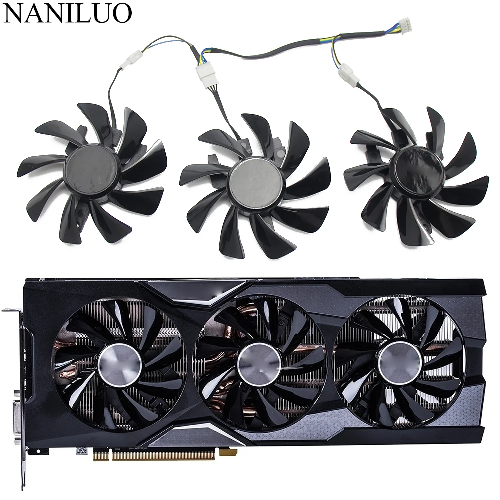 Кулер для видеокарты T129215SU R9-fury сменный вентилятор Видеокарты Radeon sapphire R9 FURY 4 Гб HBM