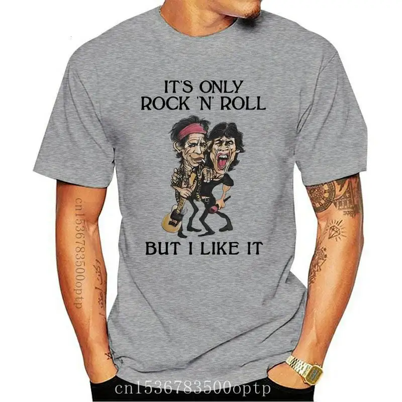 Это только Рок н ролл но мне нравится белая футболка для фанатов | Мужская одежда
