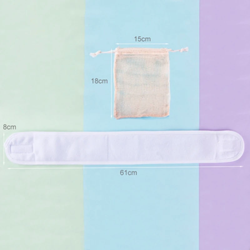 

12 Packs Organic Washable Reusable Makeup Remover Pads, Natural Bamboo Cotton Rounds with Cotton Bag and Turban