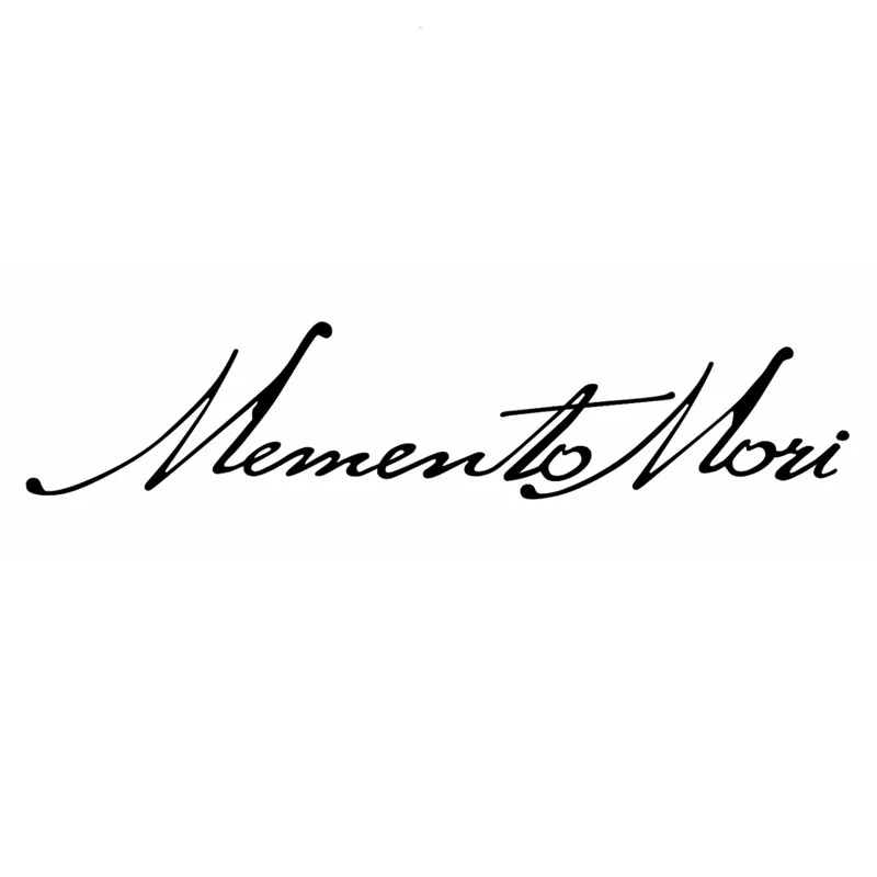 Тату эскизы memento mori надпись