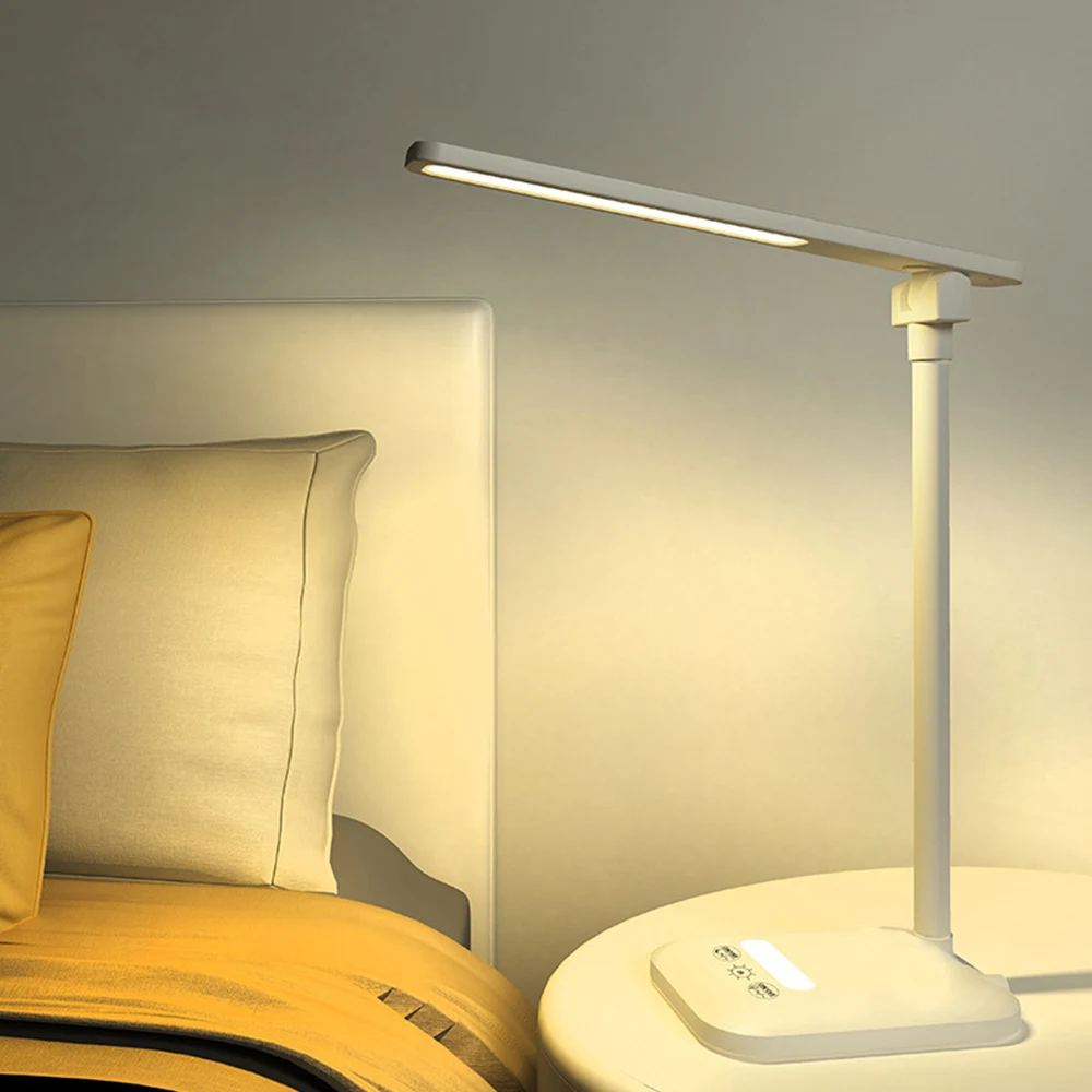 Светодиодный настольный светильник с регулируемой яркостью 3 режима USB