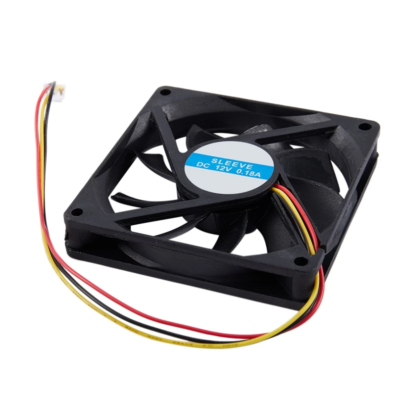 12V 3 Pin CPU вентилятор Радиатор кулер радиатор для ПК 80x80x15mm|Кулеры и системы