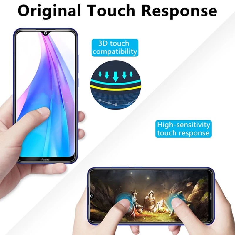 Стекло для Xiaomi Redmi Note 8T note 7 8 pro стекло 8A 7A защита экрана Защитное стекло|Защитные