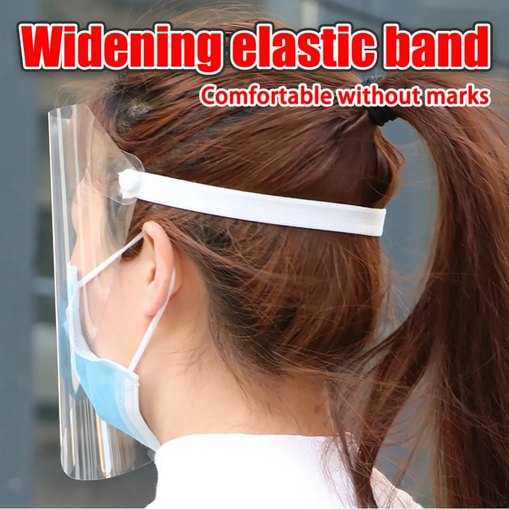 10 шт. защитная маска на все лицо прозрачный откидной козырек защита от пыли и | Дом