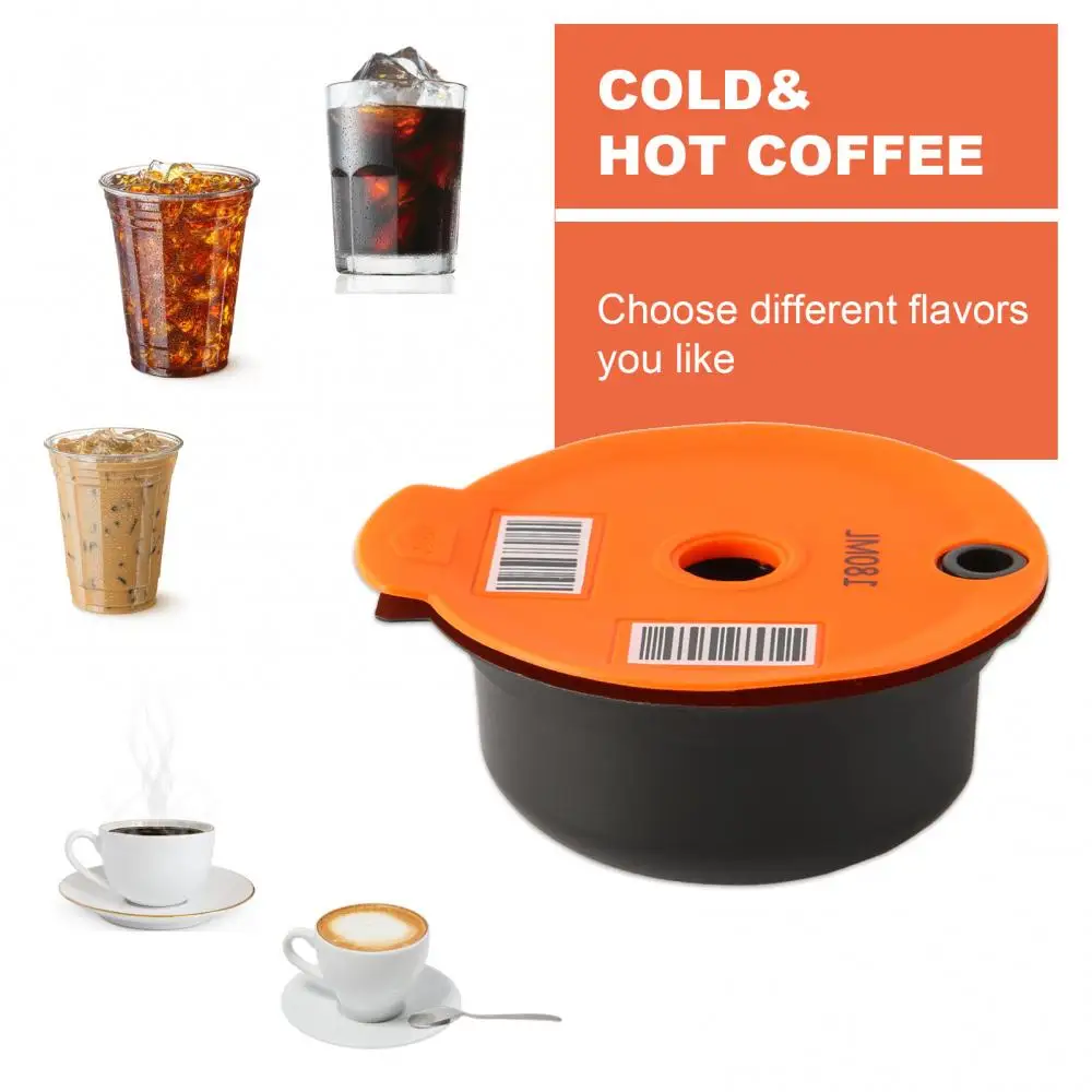 

180/60ml Reusable Refillable Coffee Filter Plastic Capsule Cup Strainer Cafe Accessories for Bosch-s Tassimoo Tas Maker Machines