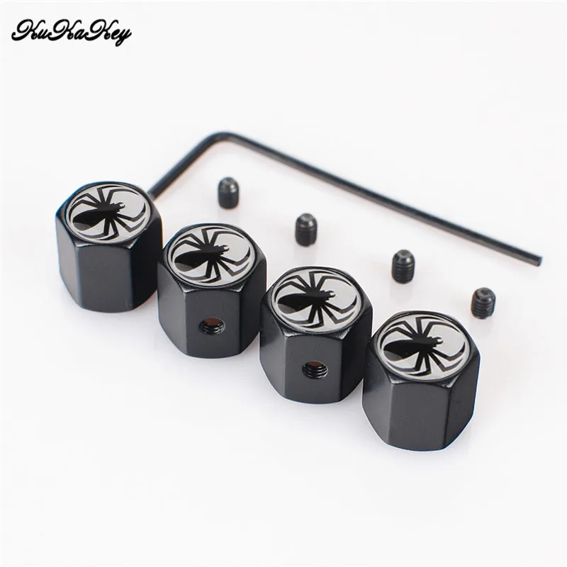 4 шт./компл. креативный узор паука колпачок клапана для автомобильных шин сплав s
