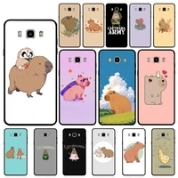 maiyaca capybara cute animal cartoon phone case for samsung j 4 5 6 7 8 prime plus 2018 2017 2016 j7 core