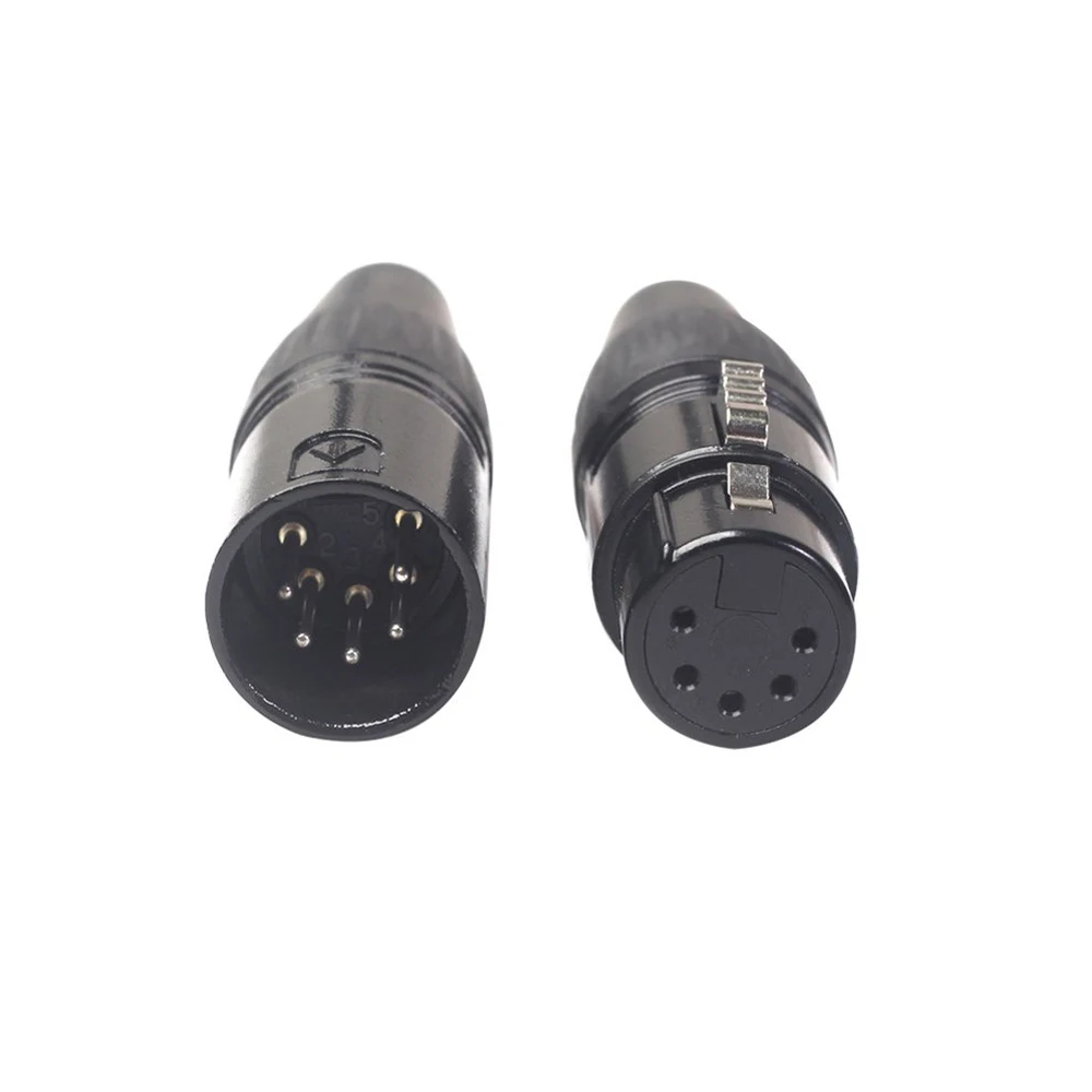 5pins XLR микрофон аудио кабель для подключения к сети 5Pin Мужской Женский Разъем Cannon