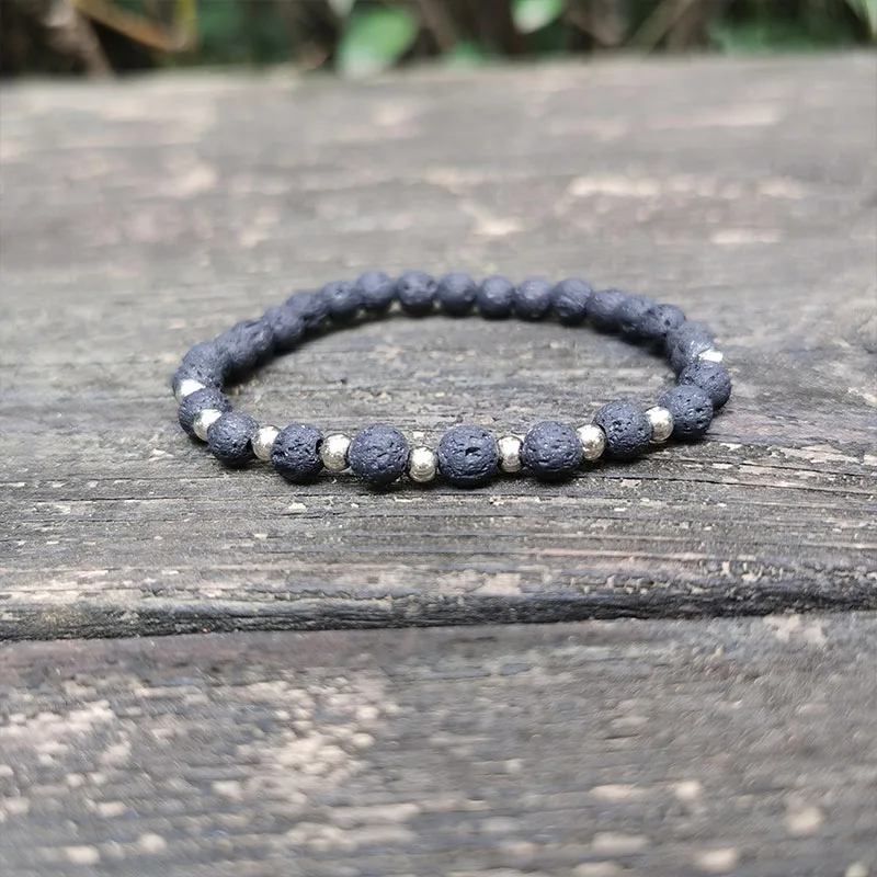 

Beaded Bracelet Men, Black Bracelet, Black Beaded Bracelet