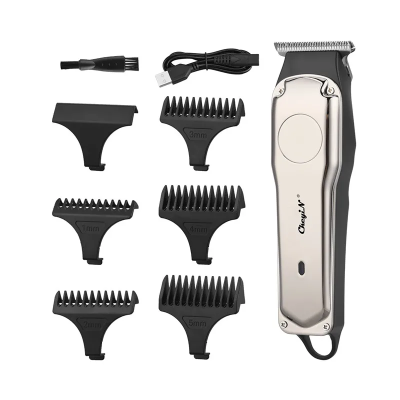 

CkeyiN Professional Electric Hair Clipper For Men Mini Portable Beard Trimmer Shaver Cordless Rechargeable Blade Razors Machine