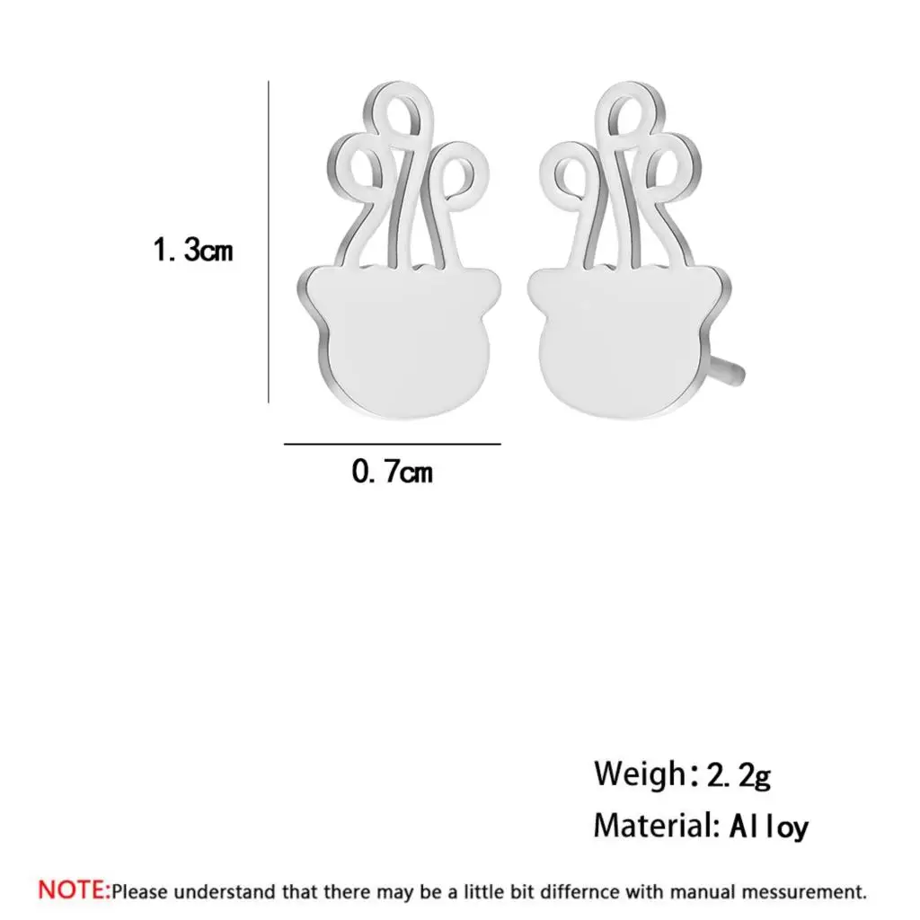 Cxwind Jellyfish Stud Earrings Women Men Birthday Gift Cute Animal Ear Post Statement Jewelry Earing Personal Giftoorbellen | Украшения и