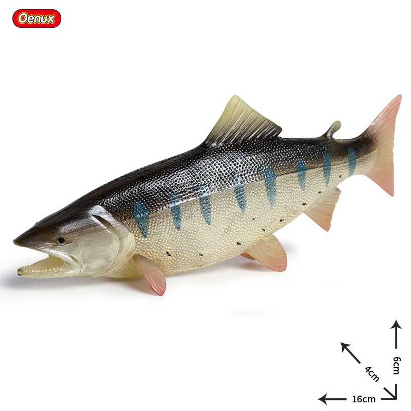 Oenux морские рыбки животные модель моделирование SeaLife Coelacanth Sailfish Фигурки ПВХ аквариум реалистичные Развивающие детские игрушки
