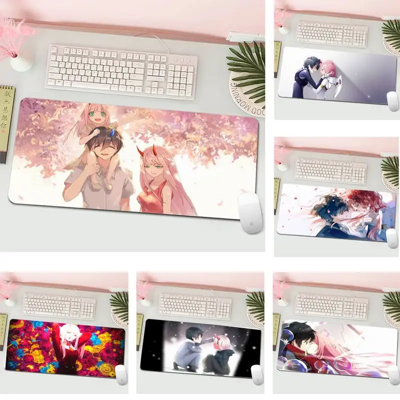 

darling in the franxx anime Rubber PC Computer Gaming mousepad XL Large Gamer Keyboard PC Desk Mat Computer Tablet Mouse Pad