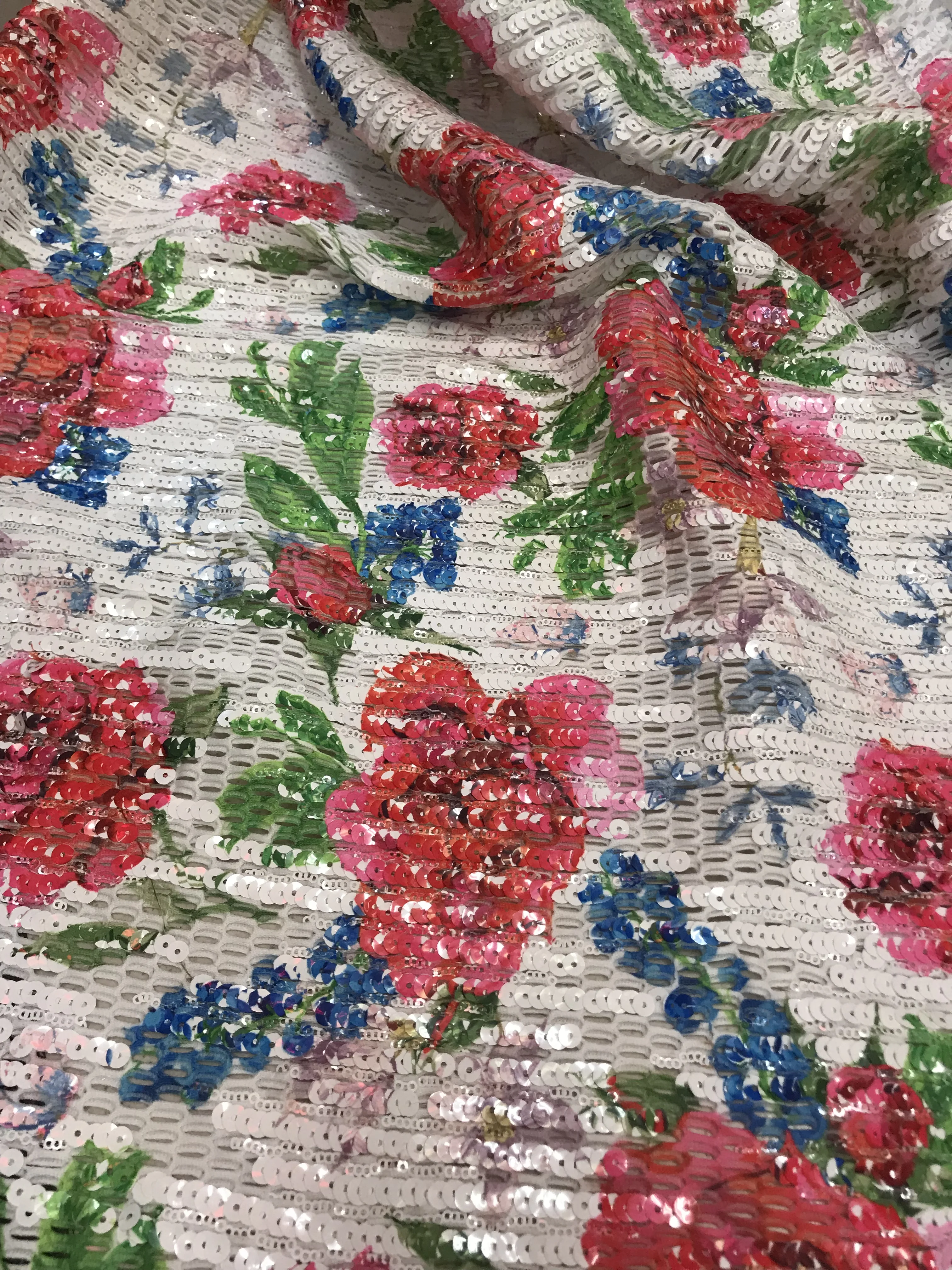 

5 ярдов вышивка блестками ткань лучшее качество африканский тюль сетка кружева Модный дизайн ZH-928816 для распиловки