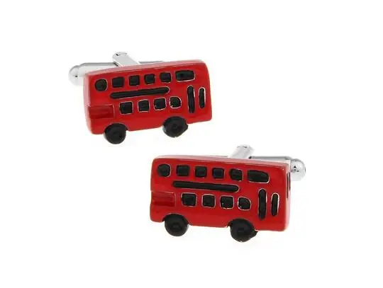 10 пар/лот творческая детская игрушка автомобиль запонки эмалью в виде
