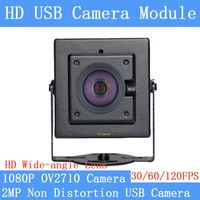 non distortion wide angle high speed 120fps 60fps 30fps full hd 1080p webcam 2mp uvc usb camera module android linux with case