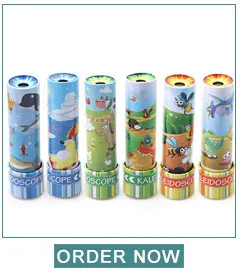 Children's Educational Colorful Toys Handmade Diy Science Paper Magic Kaleidoscope Toddler Toys Educational Toys for Children
