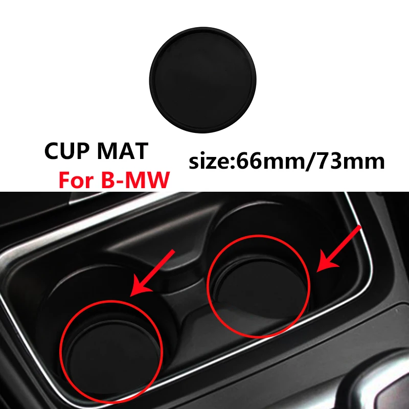 1 шт. нескользящий Силиконовый коврик для бутылки BMW M3 X1 X3 X5 E36 E37 E46 E39 E53