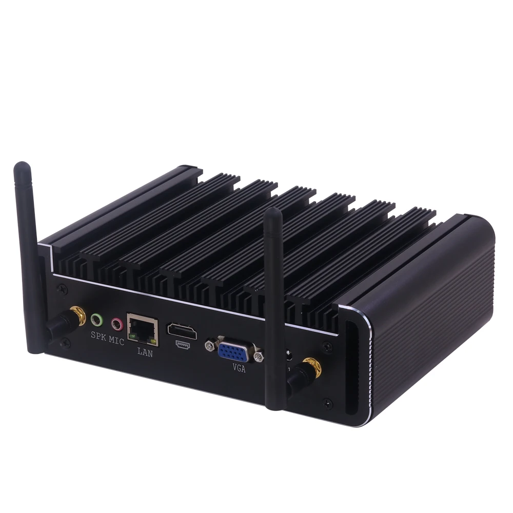 XCY безвентиляторный мини ПК Intel Core i7 5557U i5 5287U i3 5005U HDMI VGA 6xusb Gigabit Ethernet 2 4G/5 0G Wi Fi Windows 10