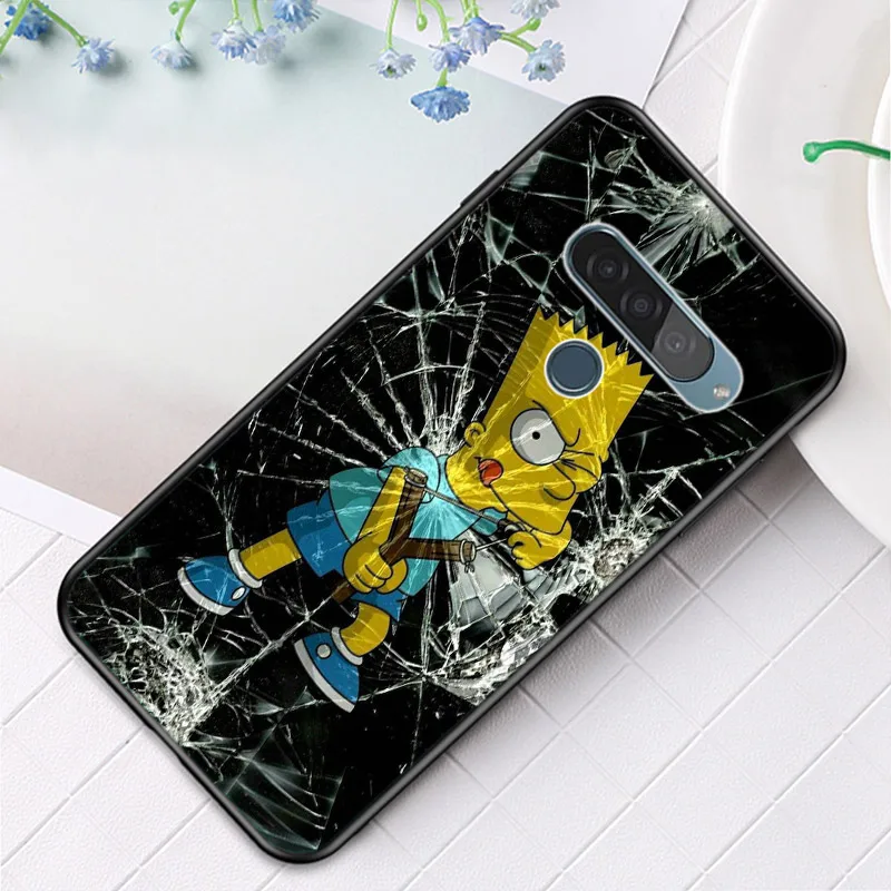 

The Homer Simpson Silicone Cover For LG K22 K71 K61 K51S K41S K30 K20 Q60 V60 V50 V40 V50S V35 G8 G8S G8X ThinQ Phone Case