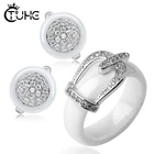 Новинка 2019, модные свадебные украшения Стразы с кристаллами, здоровые серьги, не выцветают, ювелирные наборы, подарок на свадьбу и помолвку