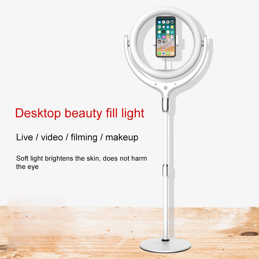 MAMEN 12 дюймов селфи кольцевой светильник светодиодный Диммируемый студийный