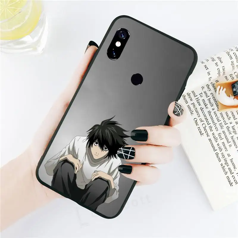 

Japan anime death note Phone Case For Xiaomi Redmi note 7 8 9 t k30 max3 9 s 10 pro lite