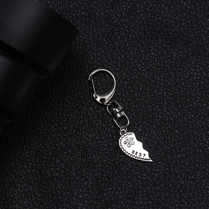 Брелок сделай сам для женщин и девушек подвеска-пазл в форме сердца с кристаллами