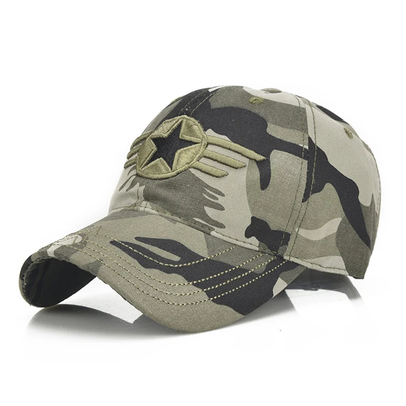 Men Women Camouflage Tactical Baseball Cap US Army Camo Bone Snapback Fashion Hip Hop Trucker Dad Hats Sports Caps Gorras MZ0100