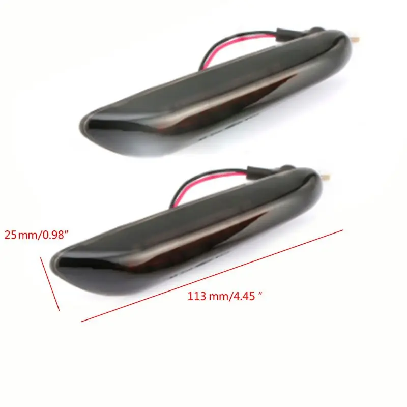 

1Pair Led Dynamic Turn Signal Light Side Marker Lamp for B-MW E46 E36 E60 E61 E90 E91