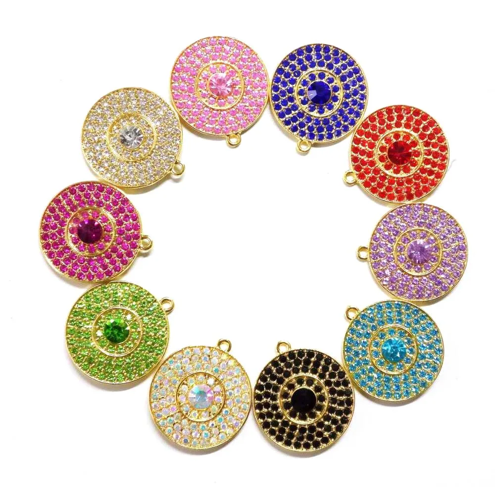 

10pcs round charms for women DIY jewelry accessories
